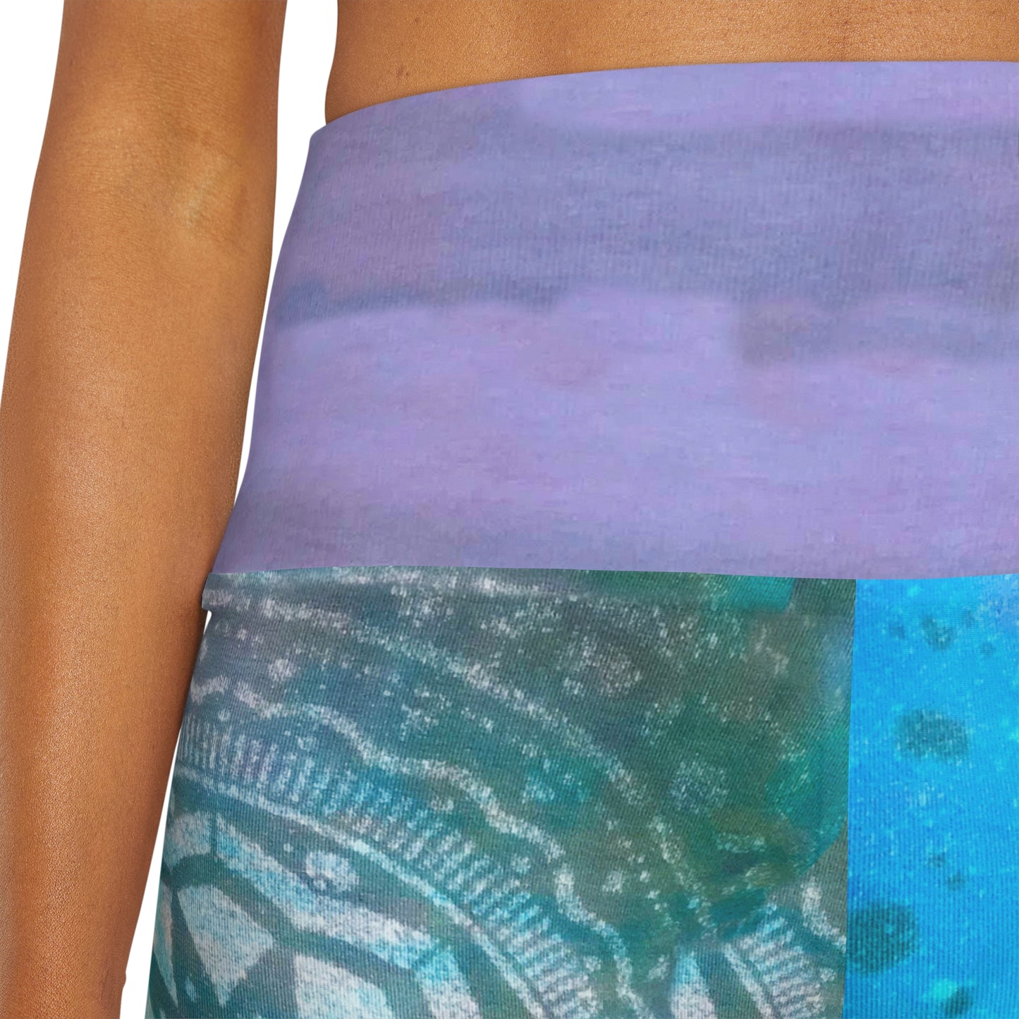 Earth Connection High Waisted Yoga Shorts