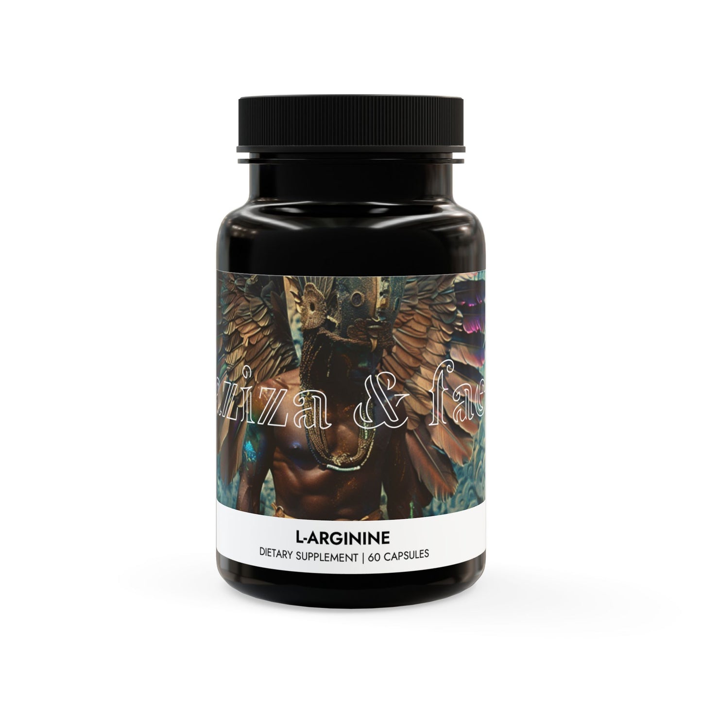 L-Arginine Supplement (60 Capsules) by Aziza & Fae