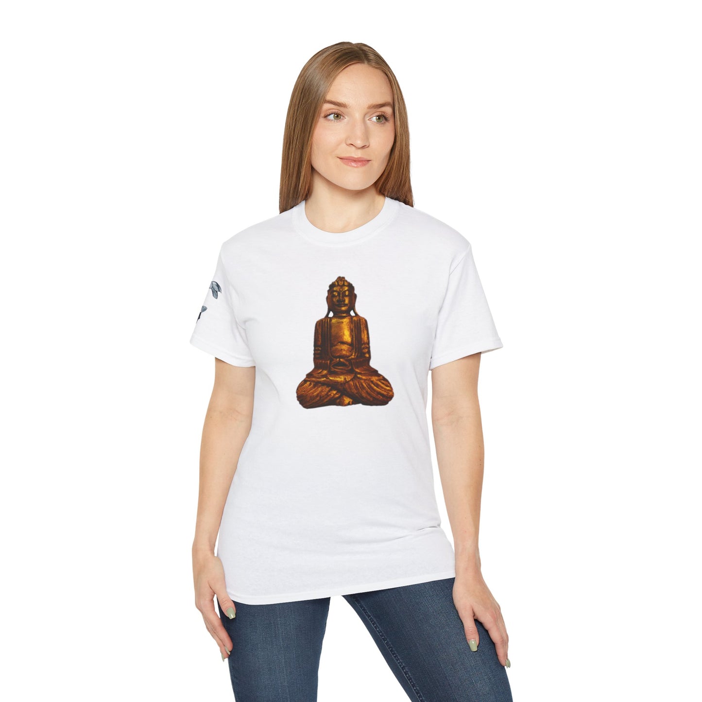 Fine Art Buddha Carving Print Unisex Ultra Cotton Tee