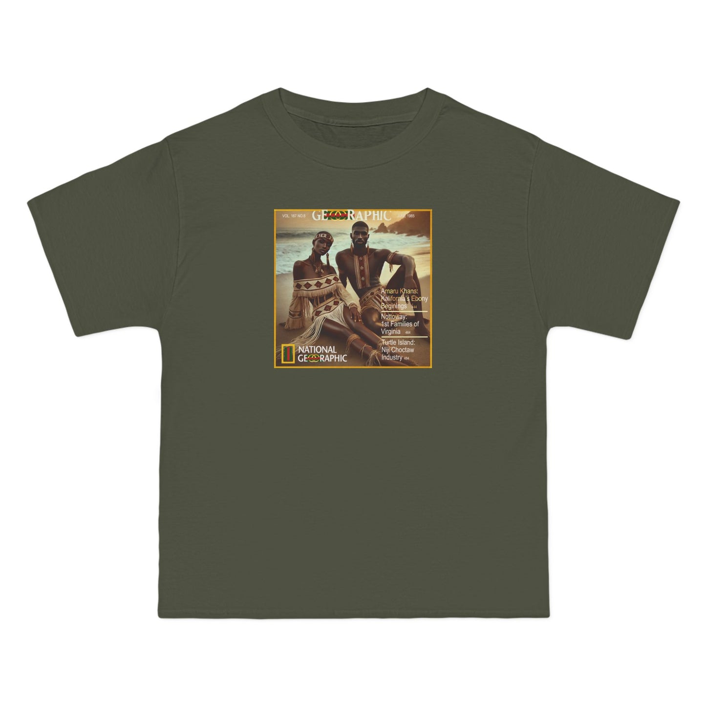 Amaru Khan Turtle Island Oversized Short-Sleeve T-Shirt