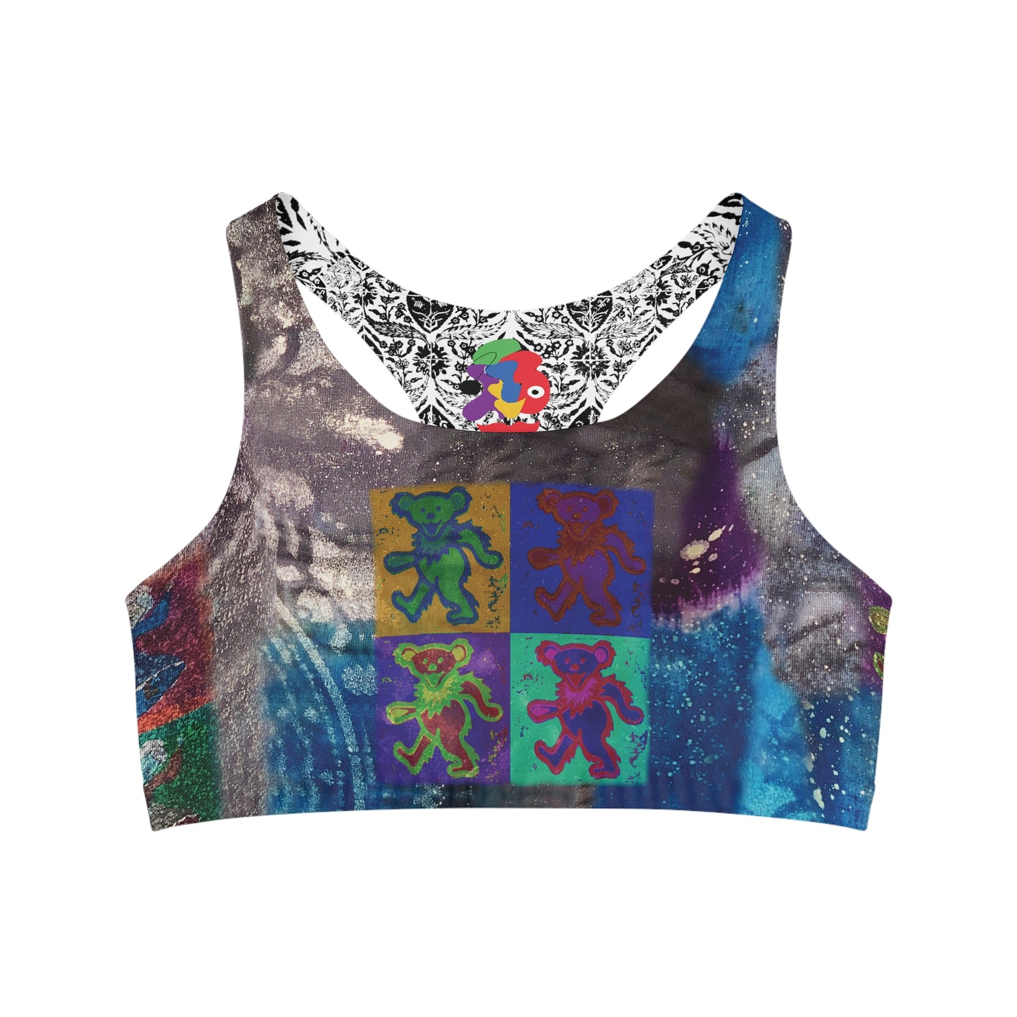 Grateful Dead Double Sided Sports Bra