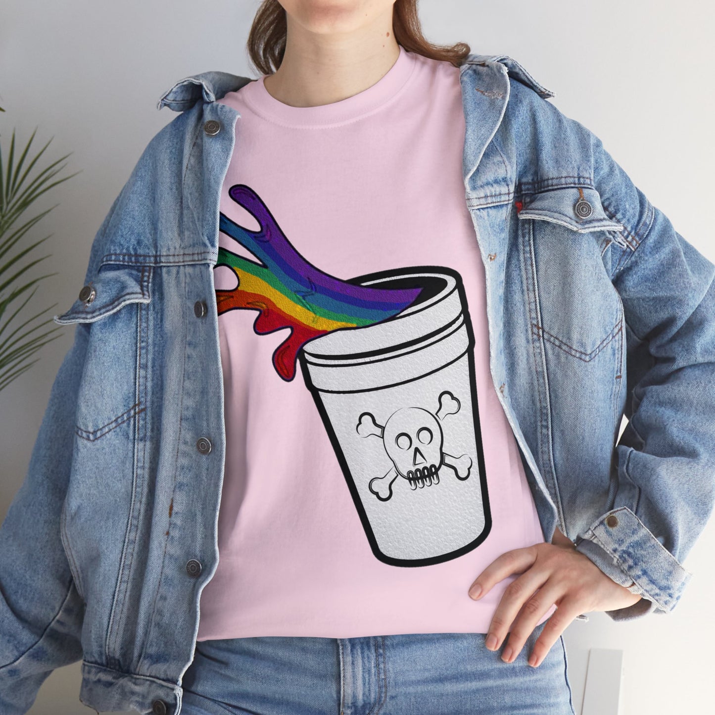 Rainbow Slushy Unisex Heavy Cotton Tee