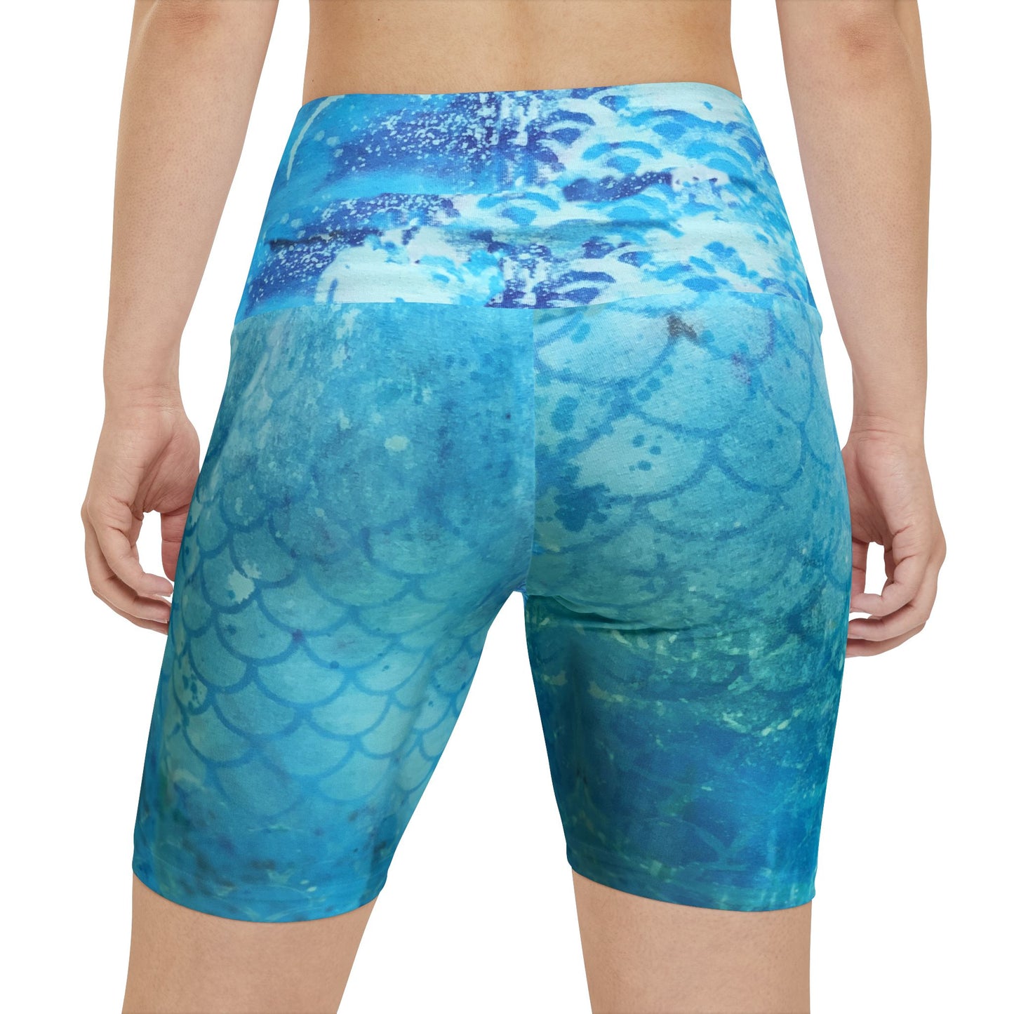 Mermaid High Waist Shorts