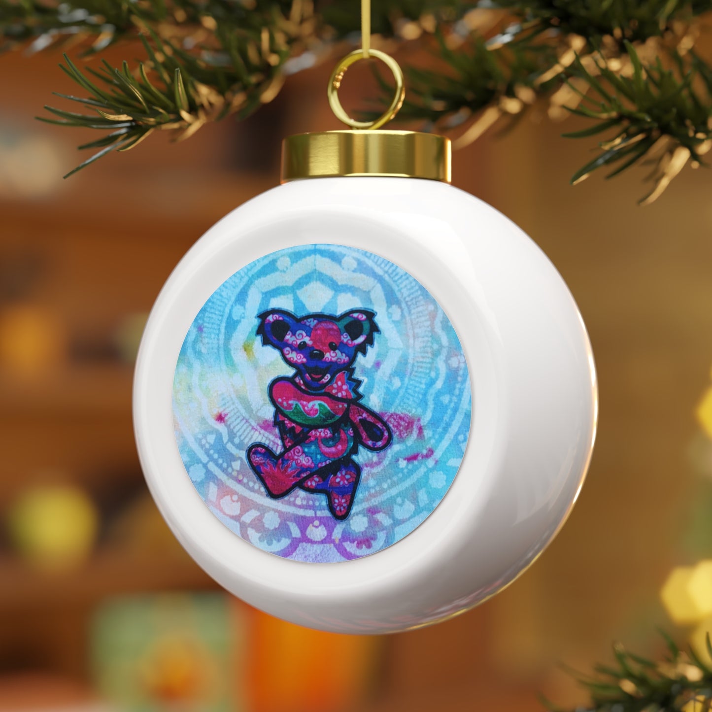 Marching Bear Ornament