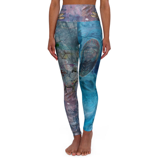 Founding Feathers High Waisted Leggings