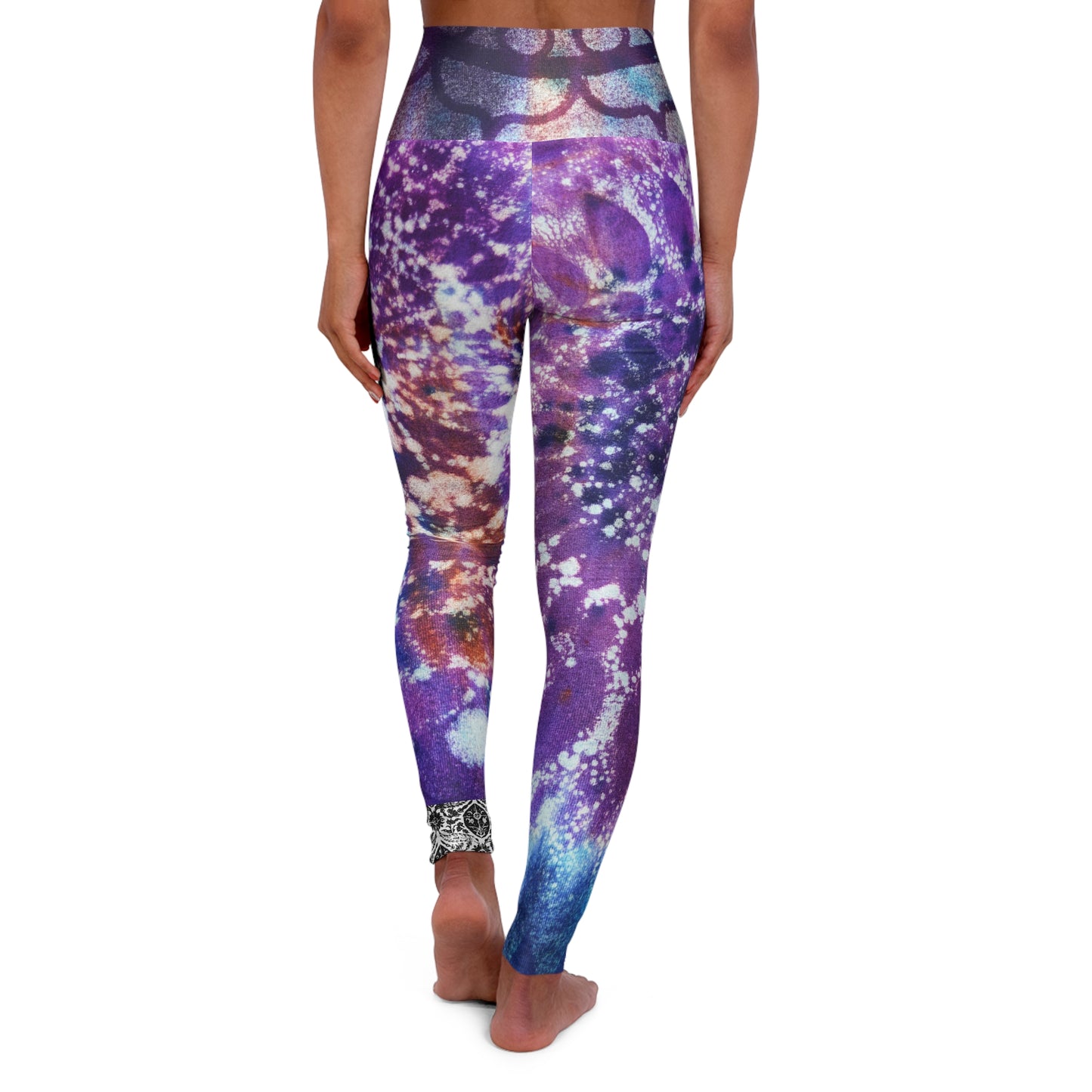 Mandala Tye Dye High Waisted Yoga Leggings