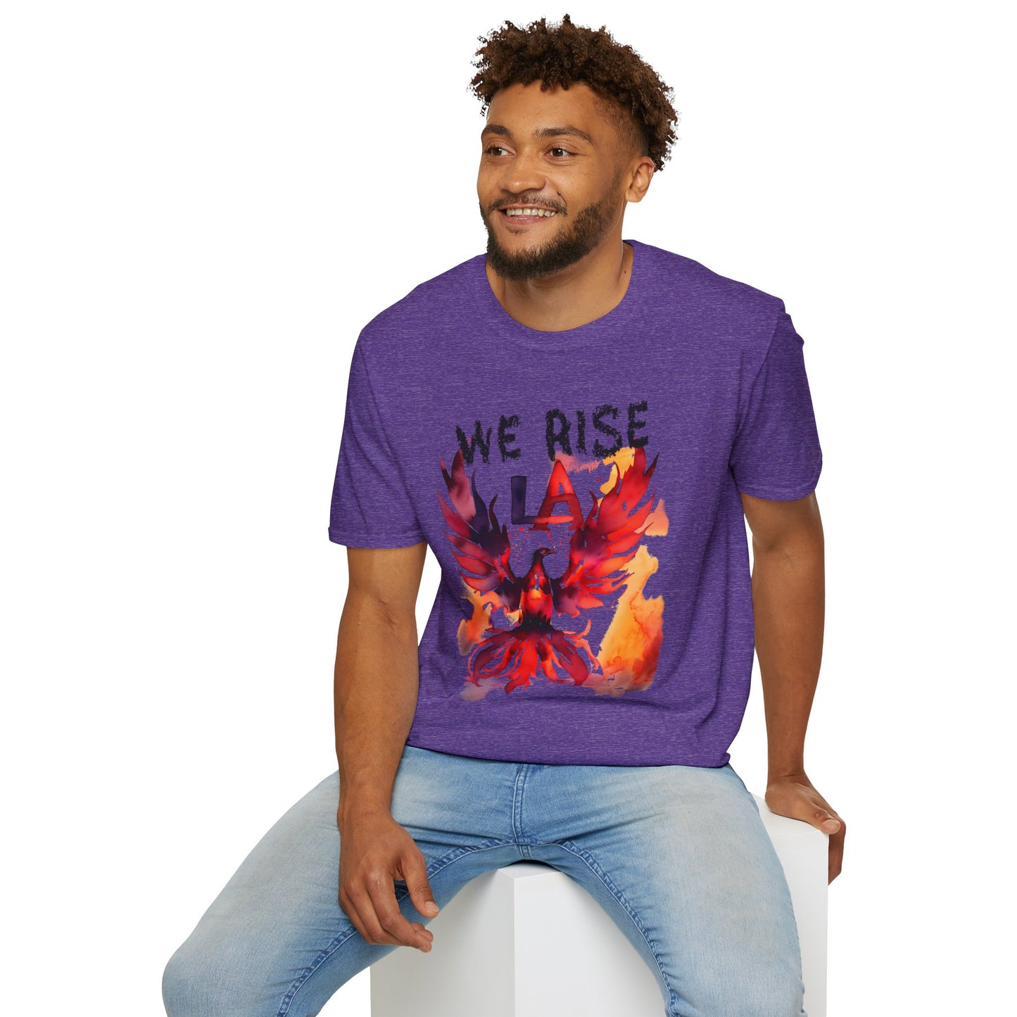 We Will Rise Los Angeles Unisex Vintage Soft T-Shirt