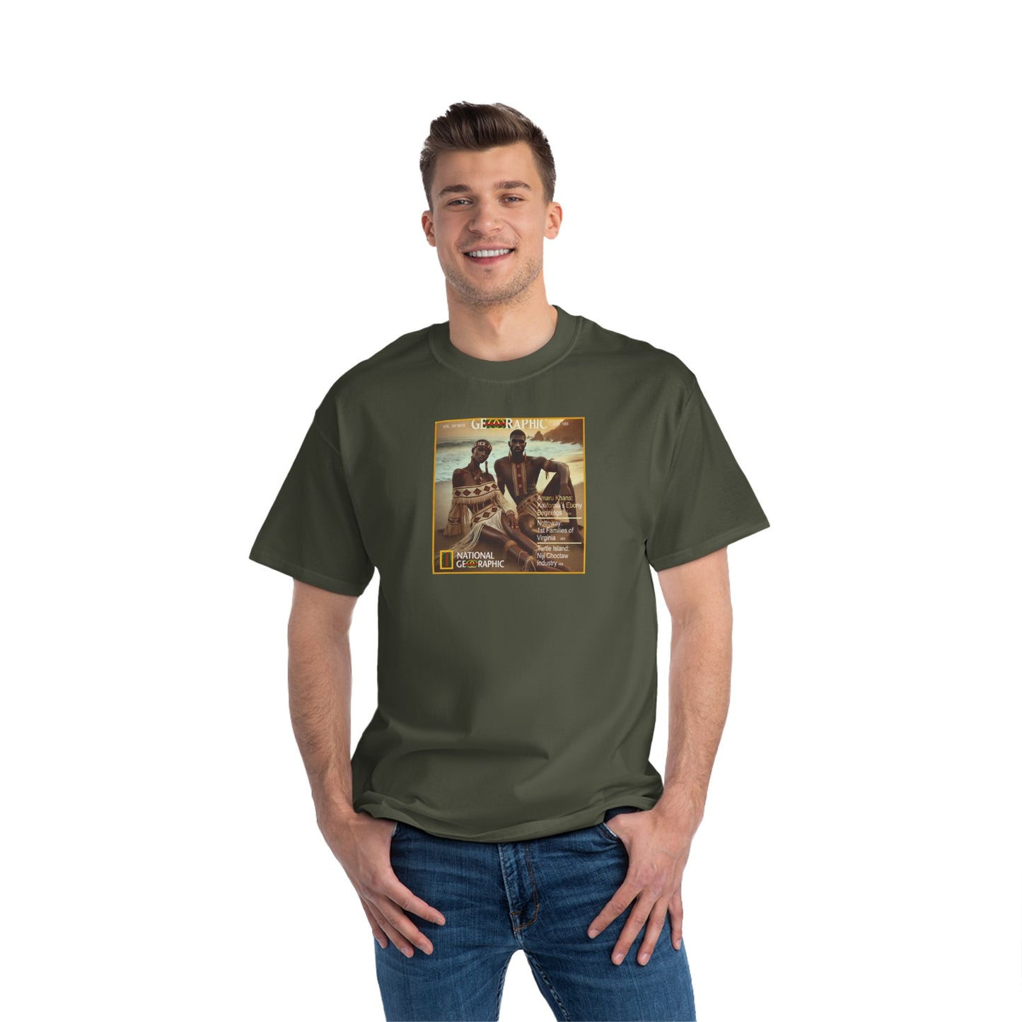 Amaru Khan Turtle Island Oversized Short-Sleeve T-Shirt