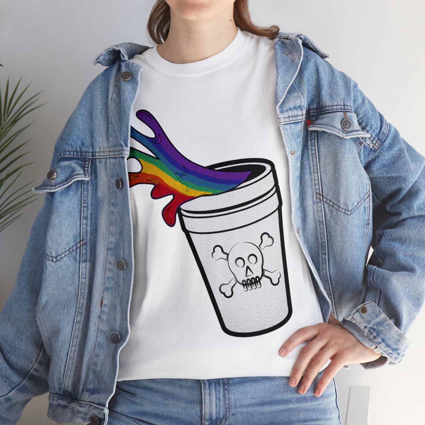 Rainbow Slushy Unisex Heavy Cotton Tee