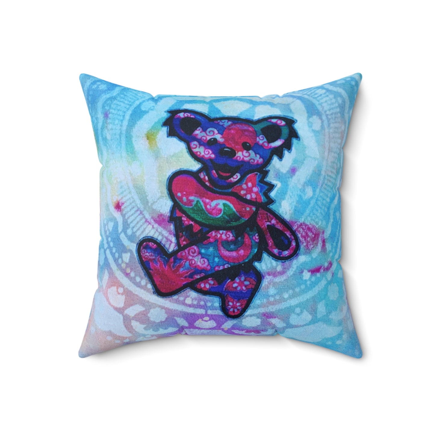 Marching Bear Micro Suede Pillow