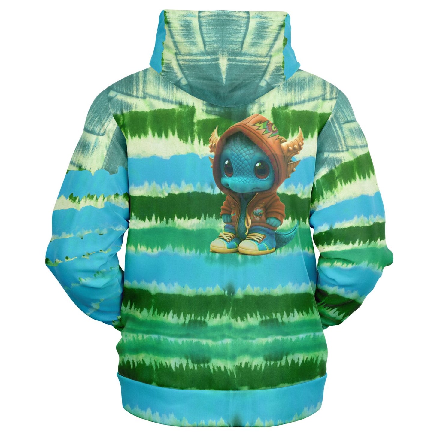 Baby Dragon Jam Aqua Zip-Hoodie