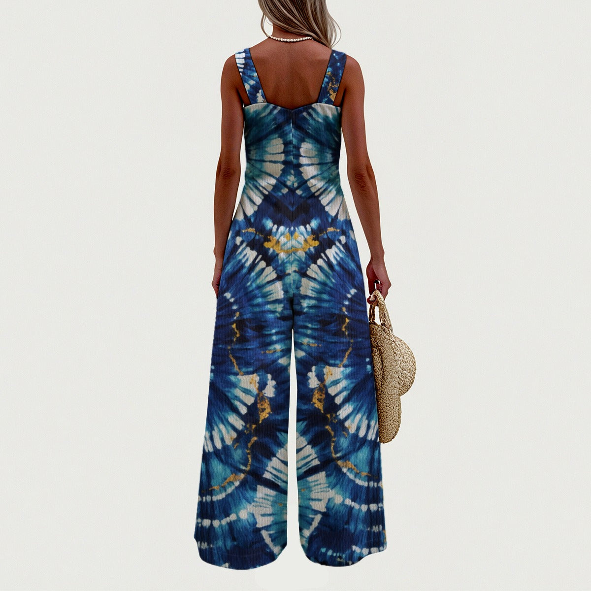 Aurora Thoughts Women's Wide-Leg Jumpsuit 1