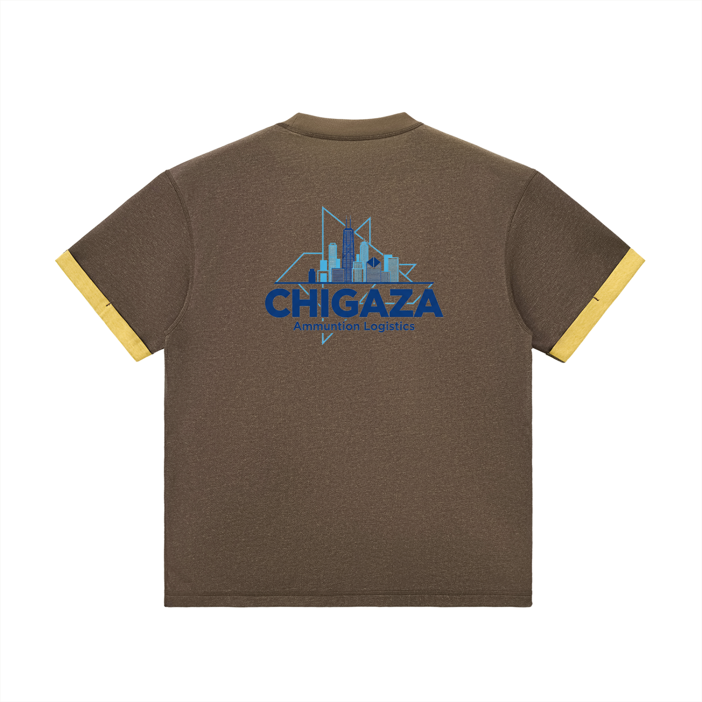 ChiGaza Chiraq Chicago Contrast Cuff Cuffed T-Shirt
