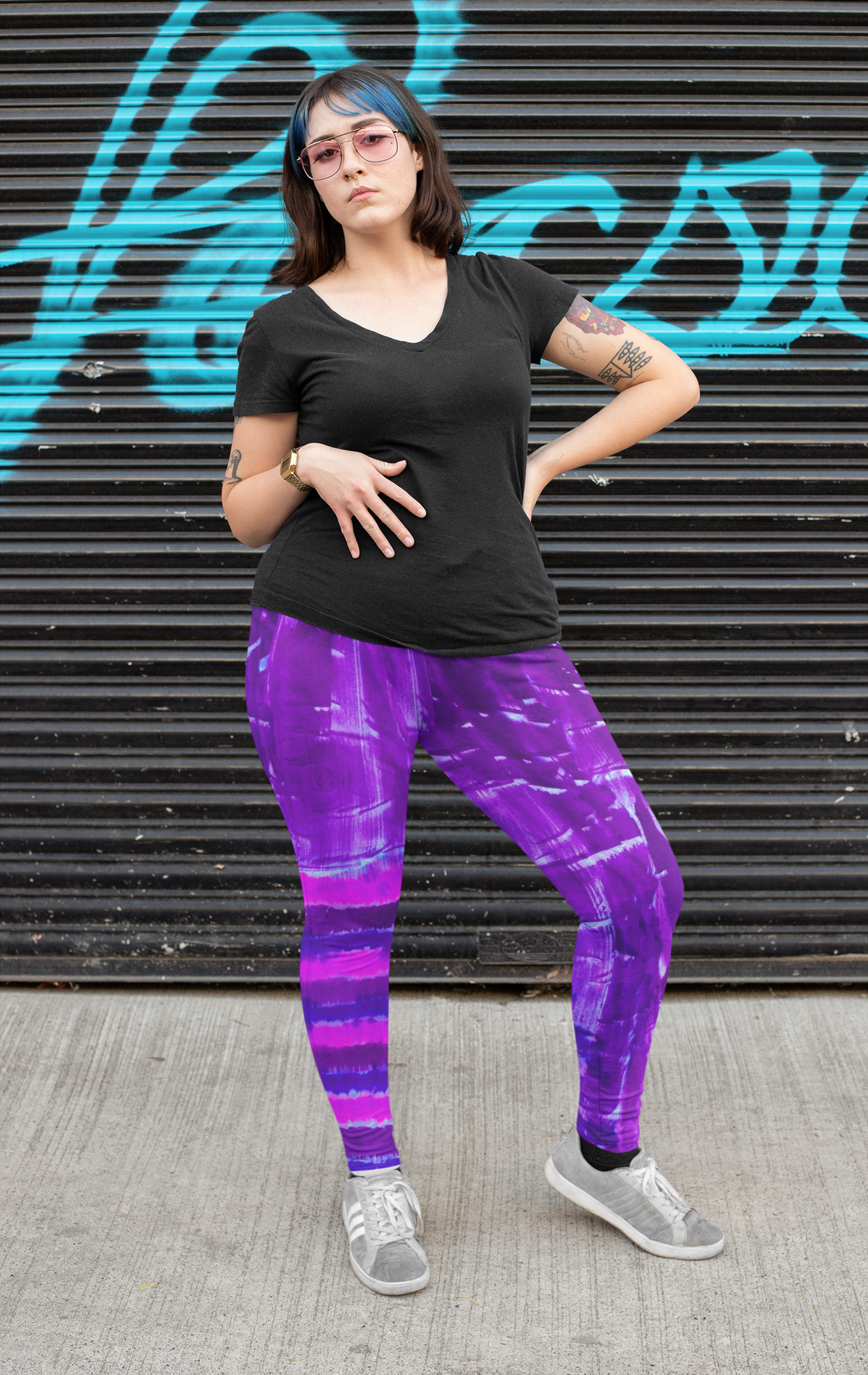 Crown Chakra High Waisted Leggings