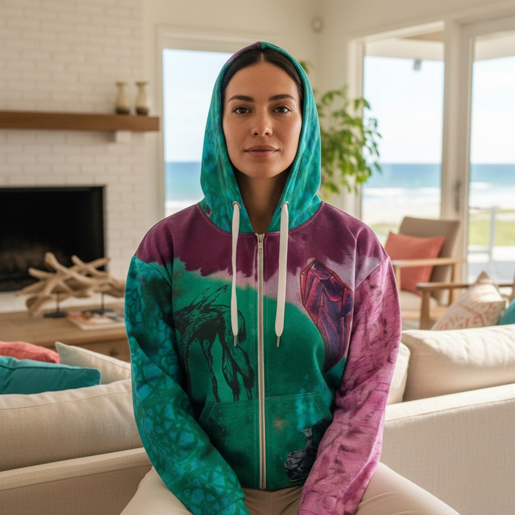 Dark Crystal Essence Sweatshirt Unisex zip hoodie