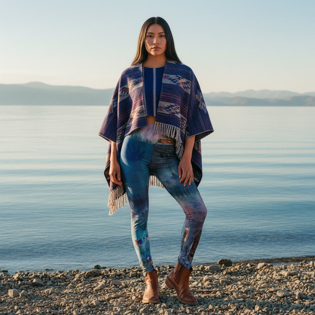 Founding Feathers High Waisted Leggings