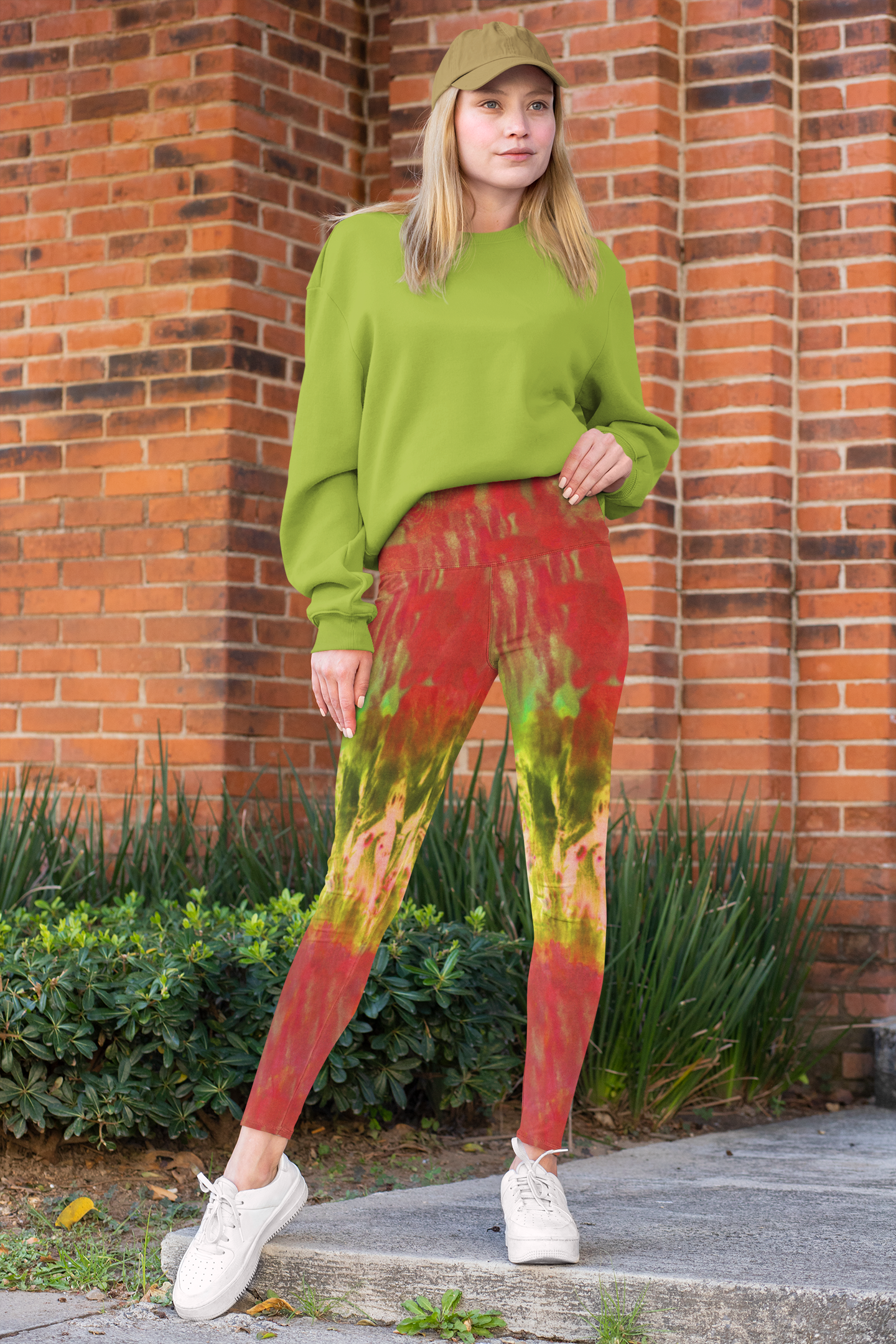 Watermelon Wet Yoga Leggings