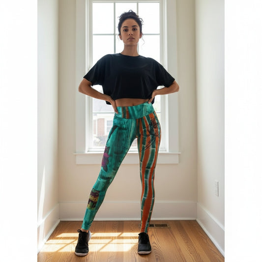 Gratitude with Maria Yoga Leggings