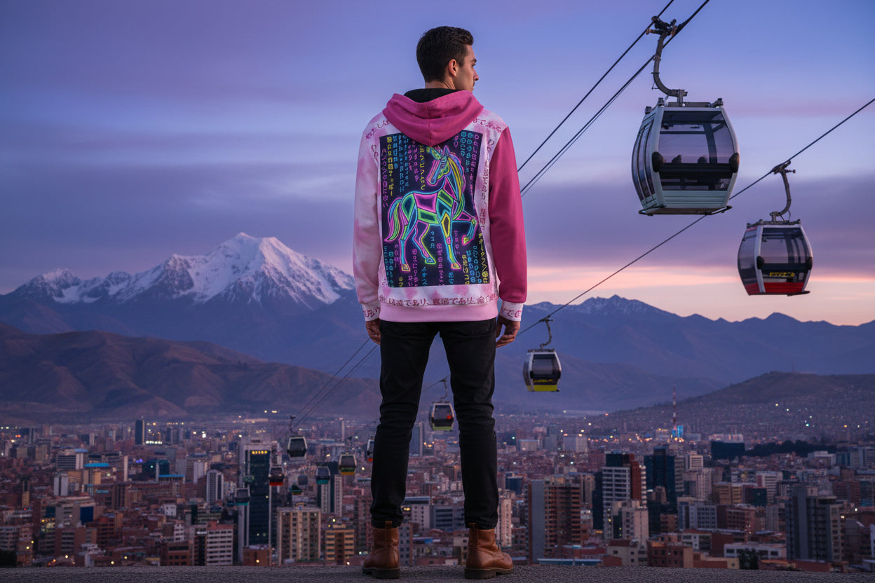 I am the way わたしは道であり、真理であり、命である Cotton Zip Up Hoodie