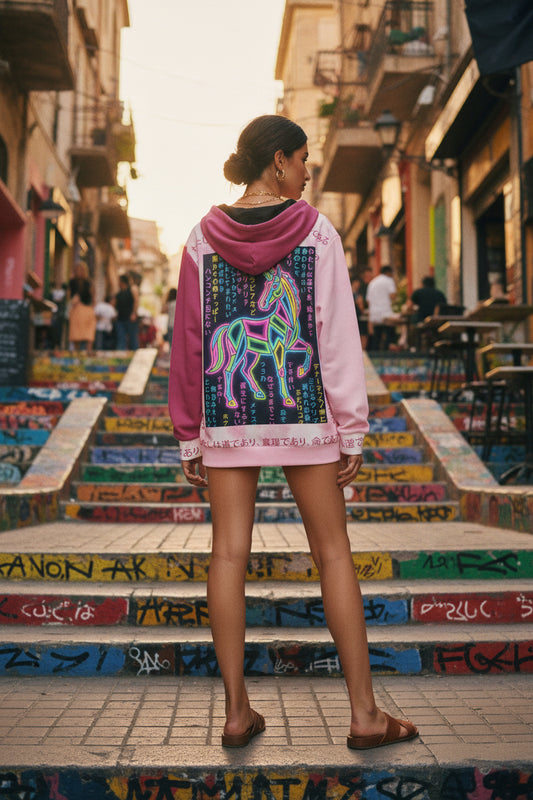 I am the way わたしは道であり、真理であり、命である Cotton Zip Up Hoodie