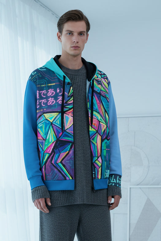 I am the way わたしは道であり、真理であり、命である Cotton Zip Up Hoodie