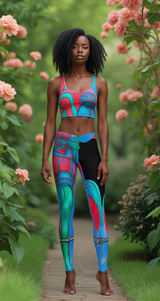 Kemetic Flight Low Waist Leggings