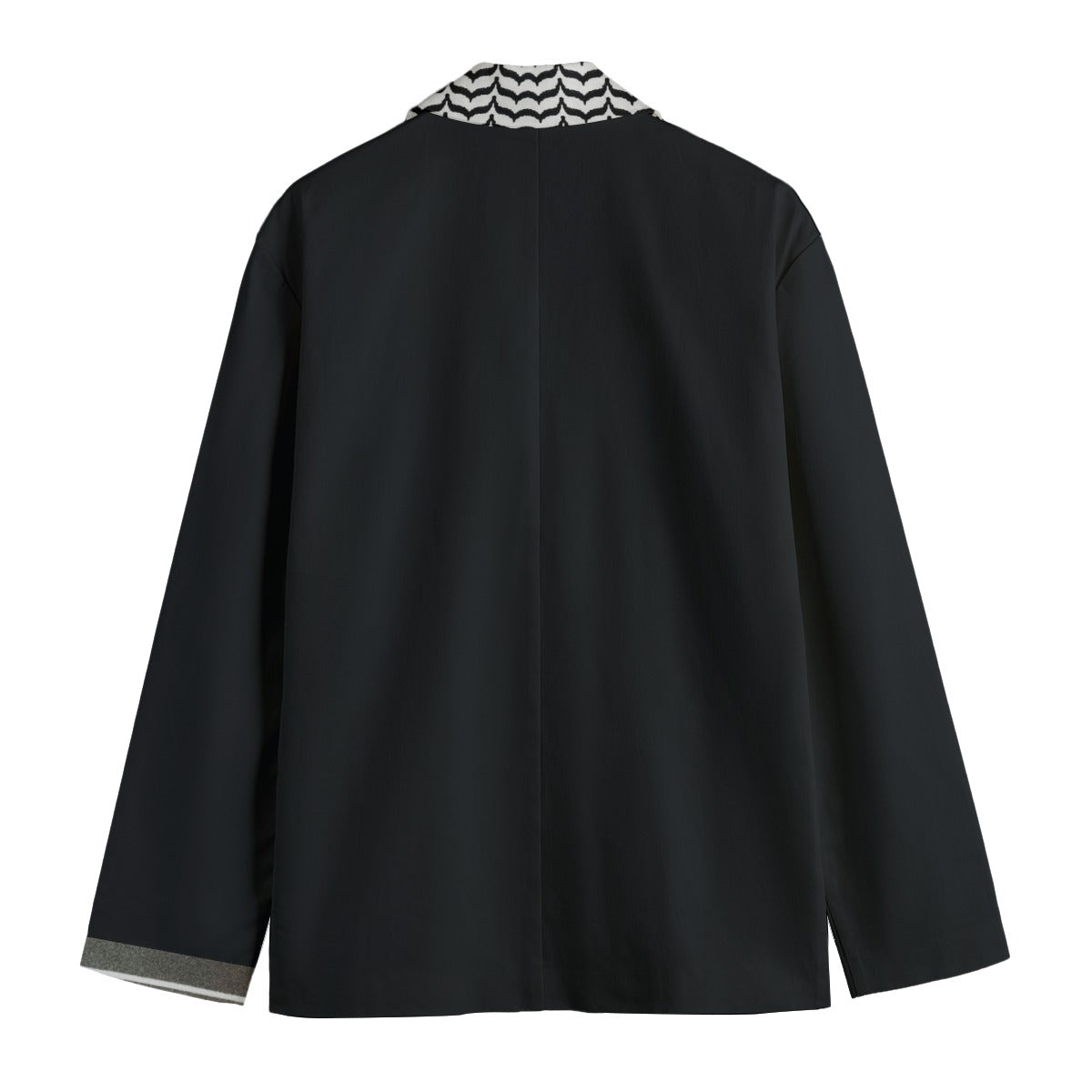 Kufiya Keffiyeh Mural Cotton Blazer Jacket