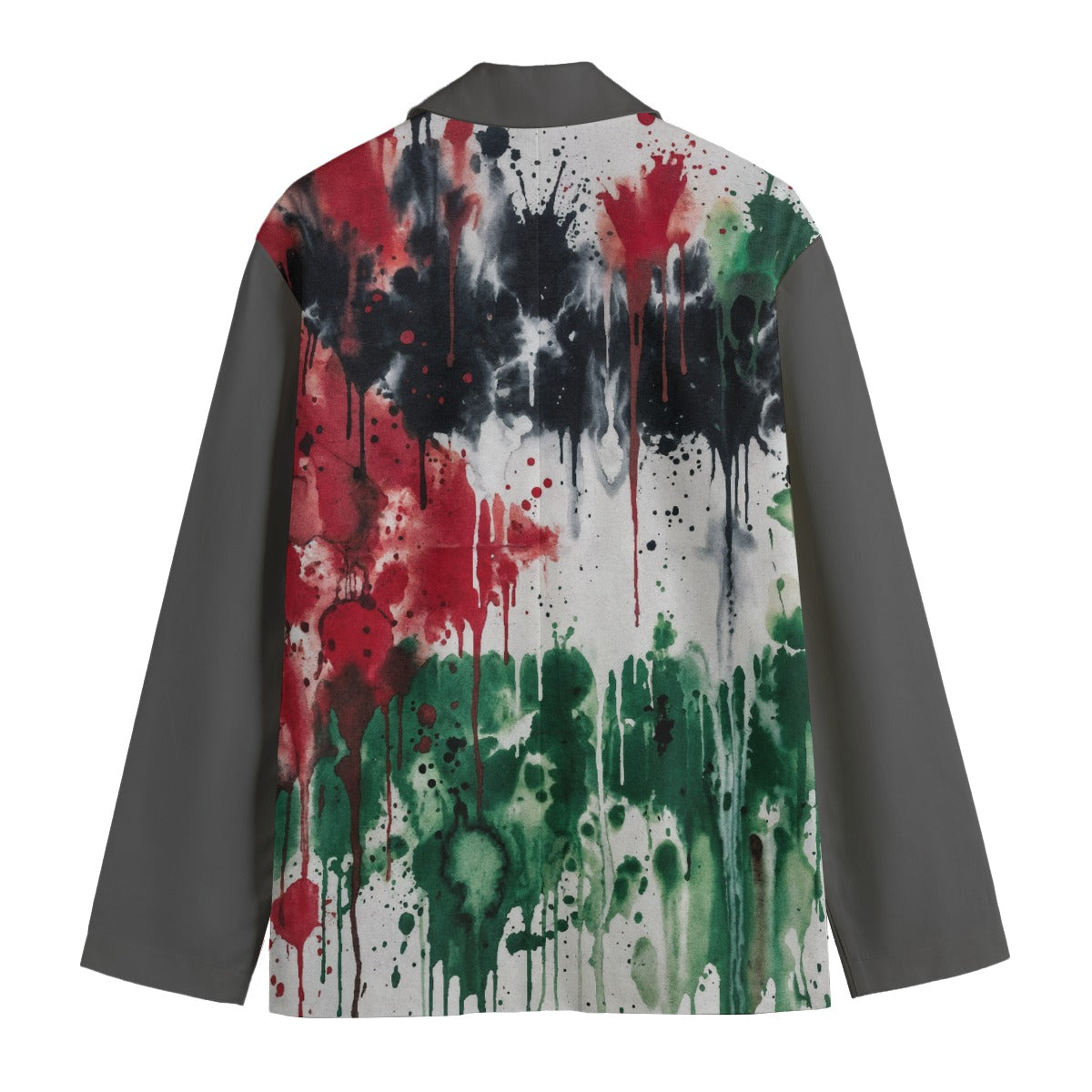 Kufiya Keffiyeh Splash Cotton Blazer Jacket