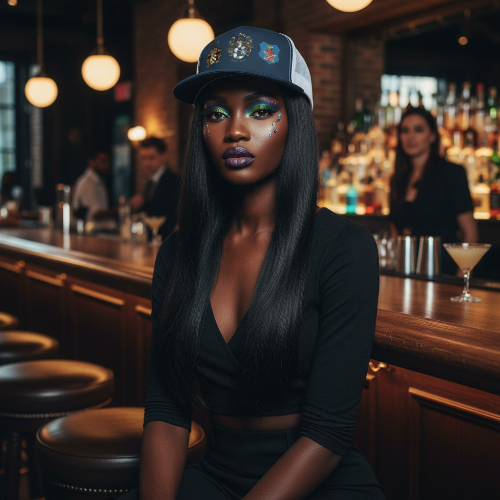 Mor Luv Yuropa Family Crest Trucker Cap