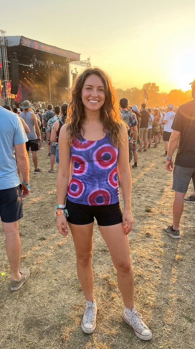 Phish Donut Tank Women's Cotton