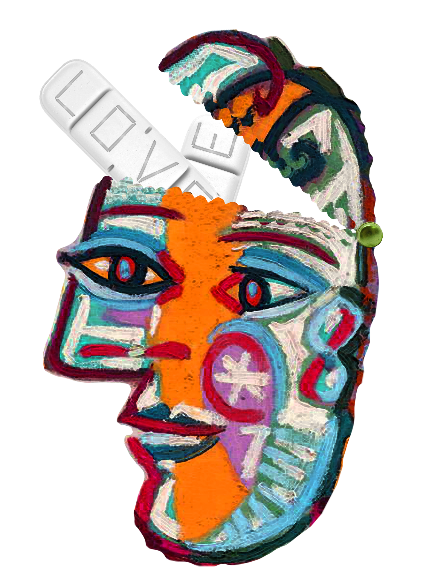 Love Bar Snow Wash Jogged Sweatpants