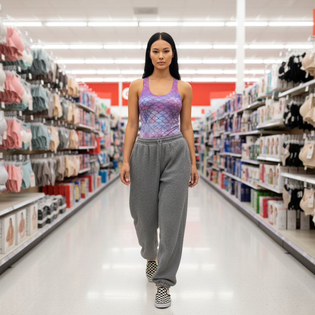 Queen Mermaid Princess Women's Racerback Cotton Tank