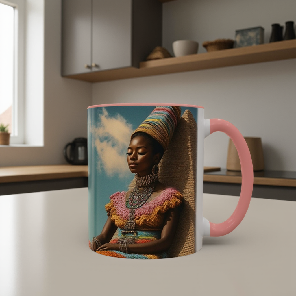 Resting Tall Aziza & Fae Accent Coffee Mug