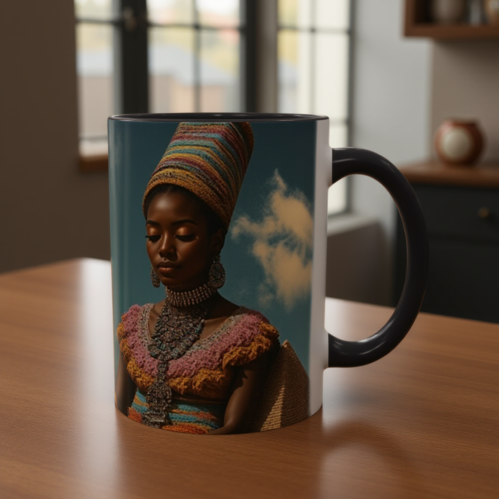 Resting Tall Aziza & Fae Accent Coffee Mug