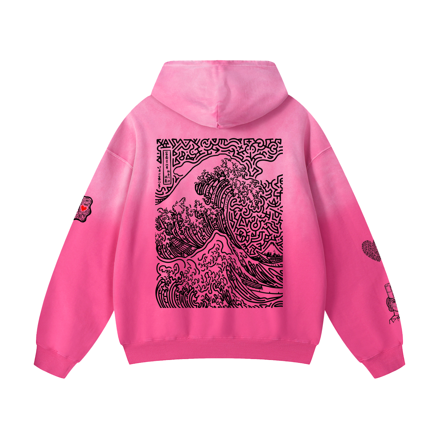 SQUIG Heavyweight Sunfade Oversized Hoodie