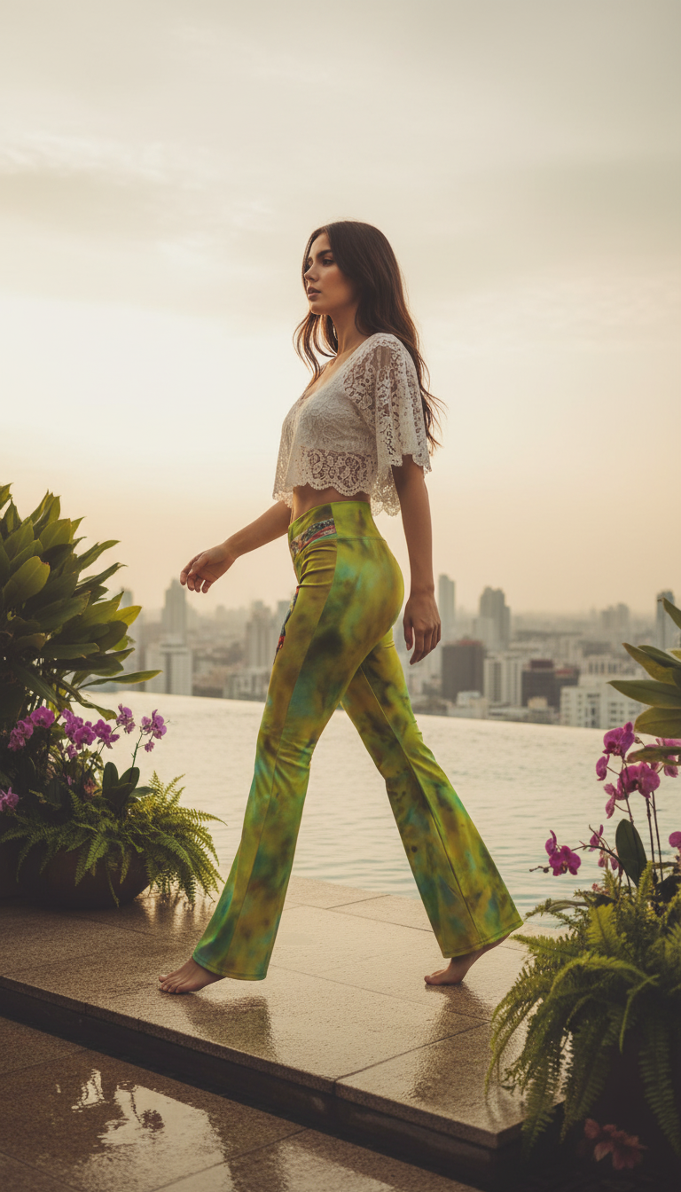 Spectrumz Yoga Pants Flare leggings