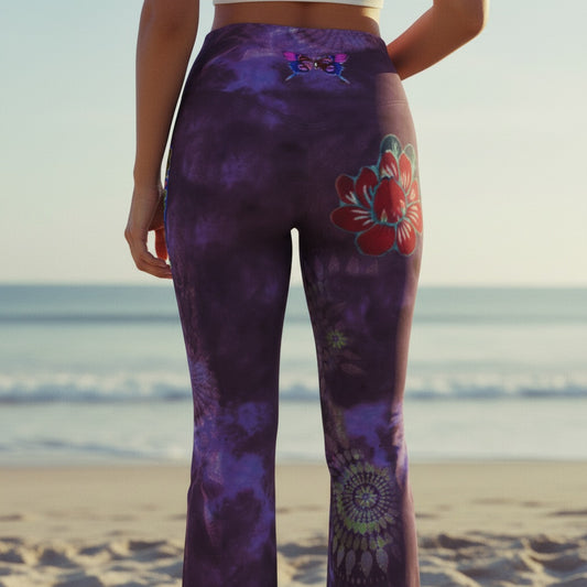 Transformation Purp Sauce Flare leggings