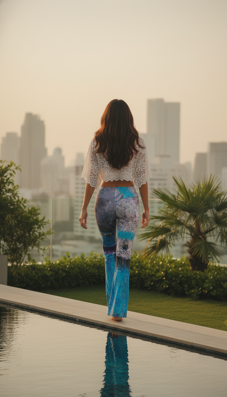 Ultimate Jam Allman Bro Railroad Earth Flare leggings