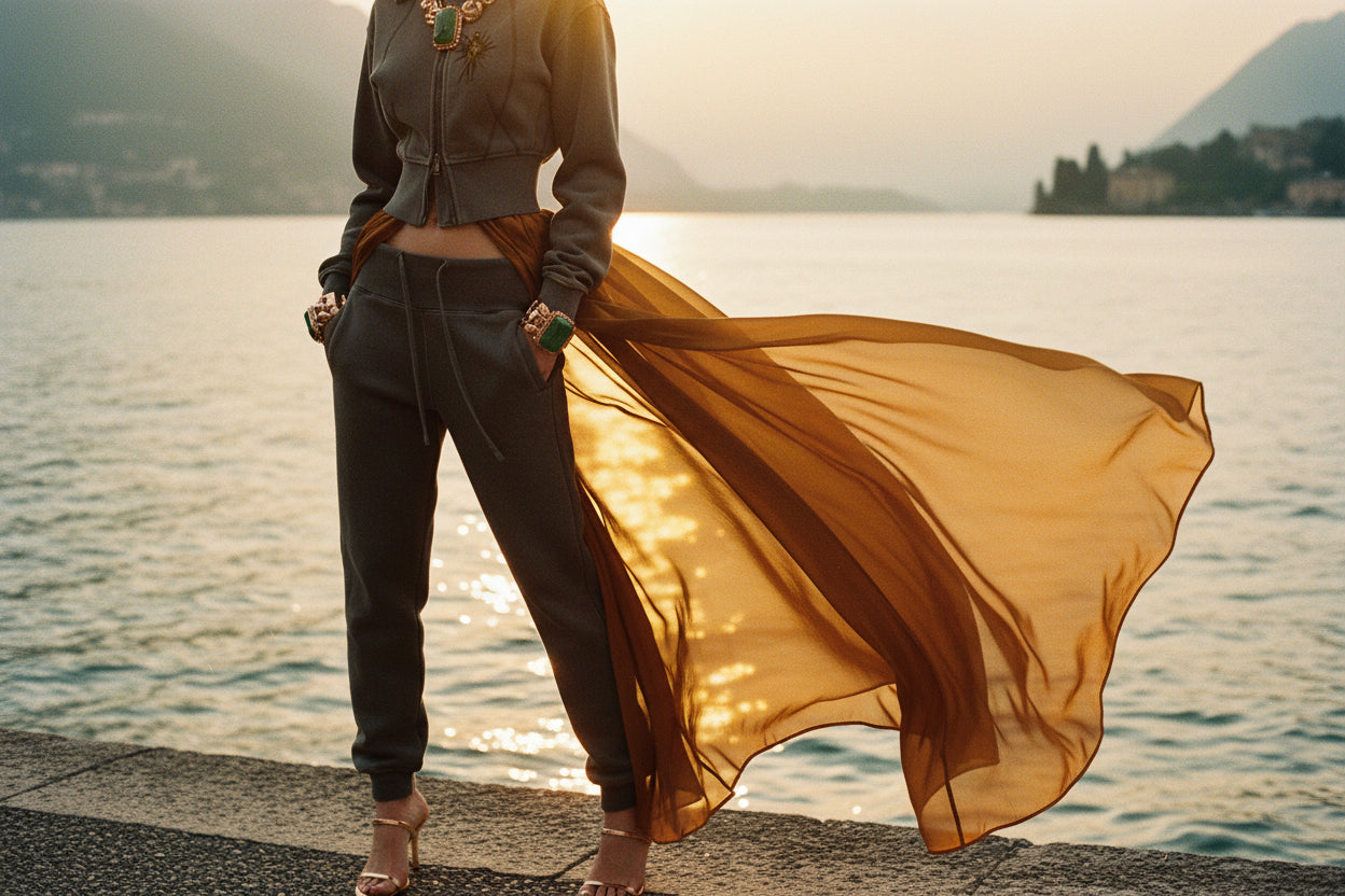 Vintage Washed Cropped Fleece Hoodie