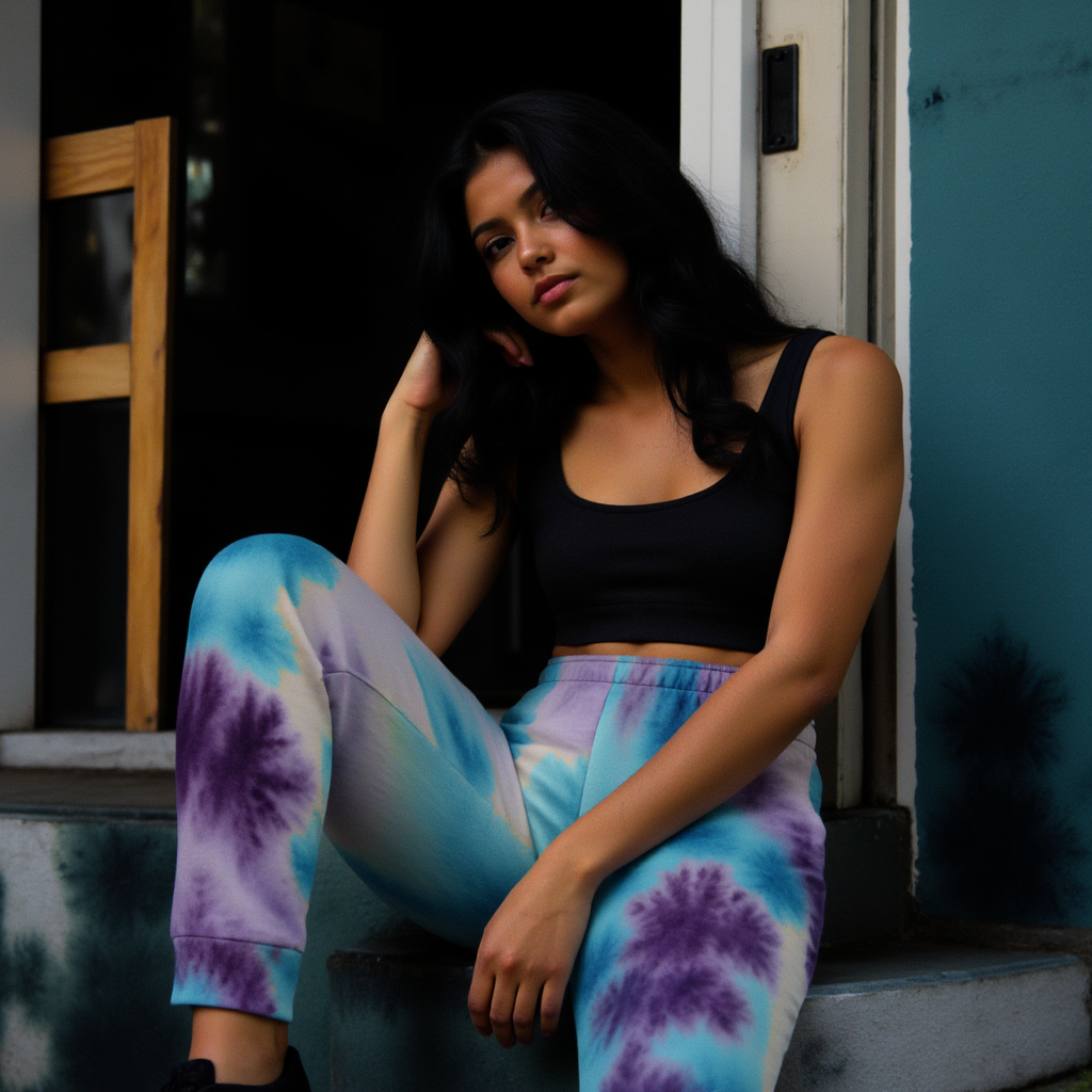 Watercolor Smudge Women's Joggers Sweatpants