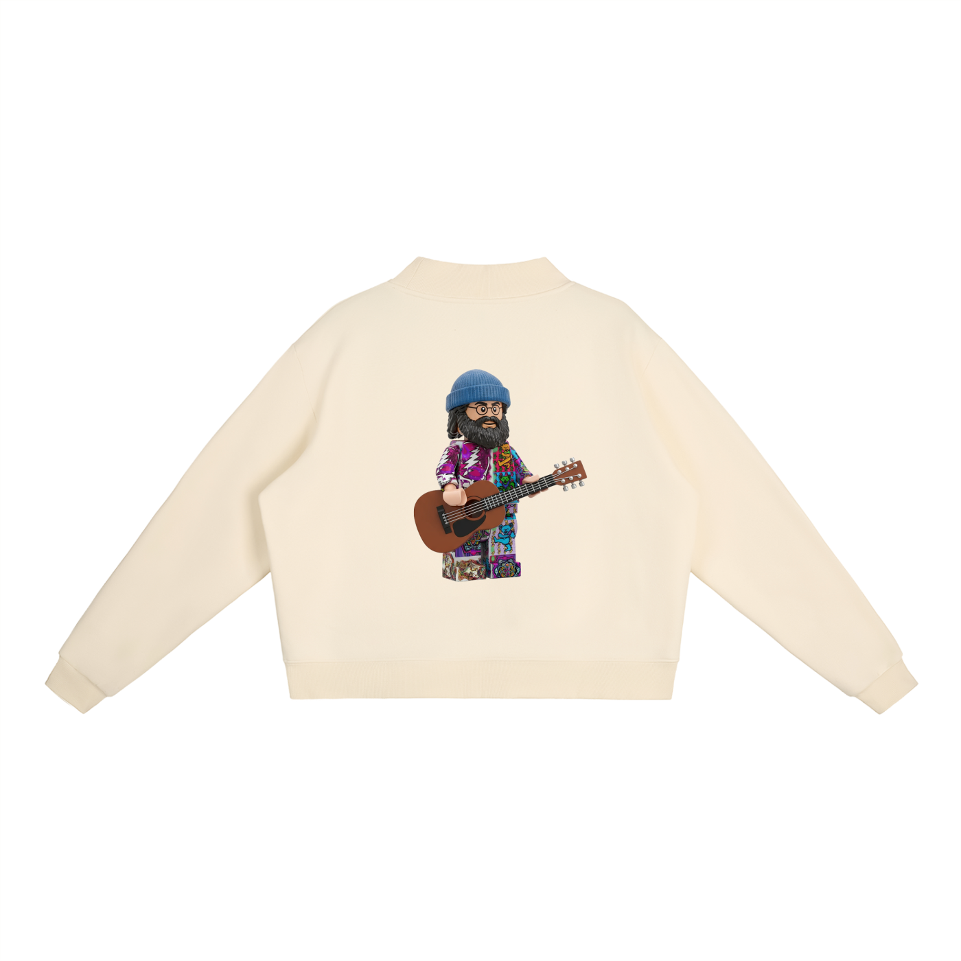 Dead Head Thunder Essential Fleece Mid-Neck Crew Sweatshirt