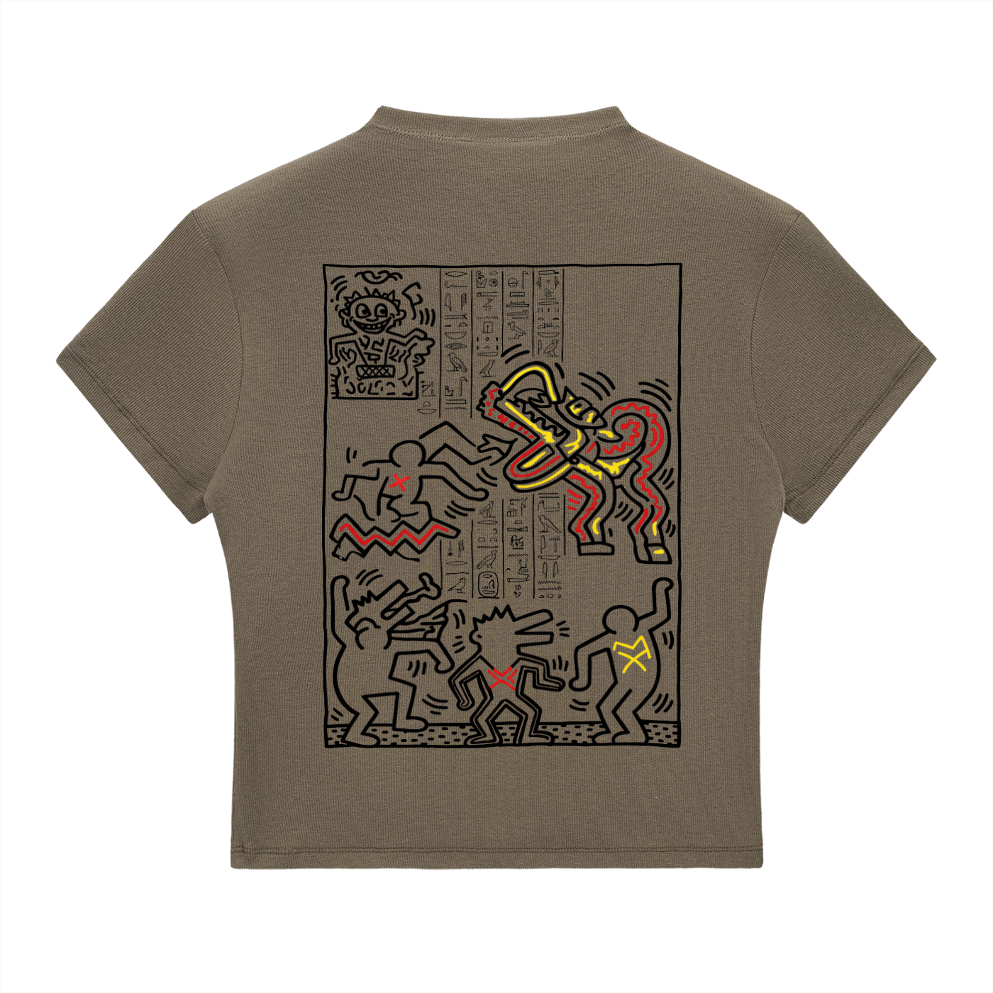 1986 Glyphs Essential Slim Fit Mock Neck T-Shirt