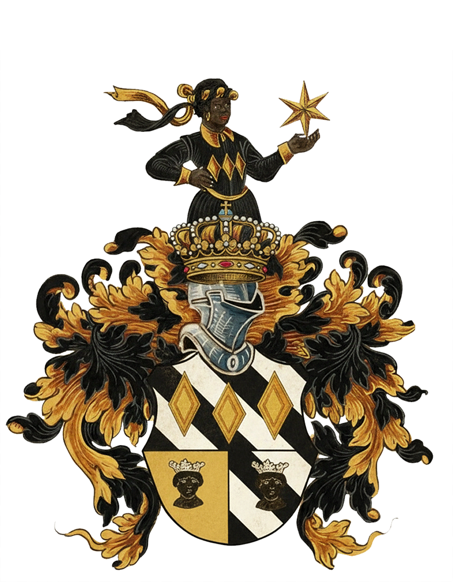 Mor Luv Yuropa Family Crest Trucker Cap