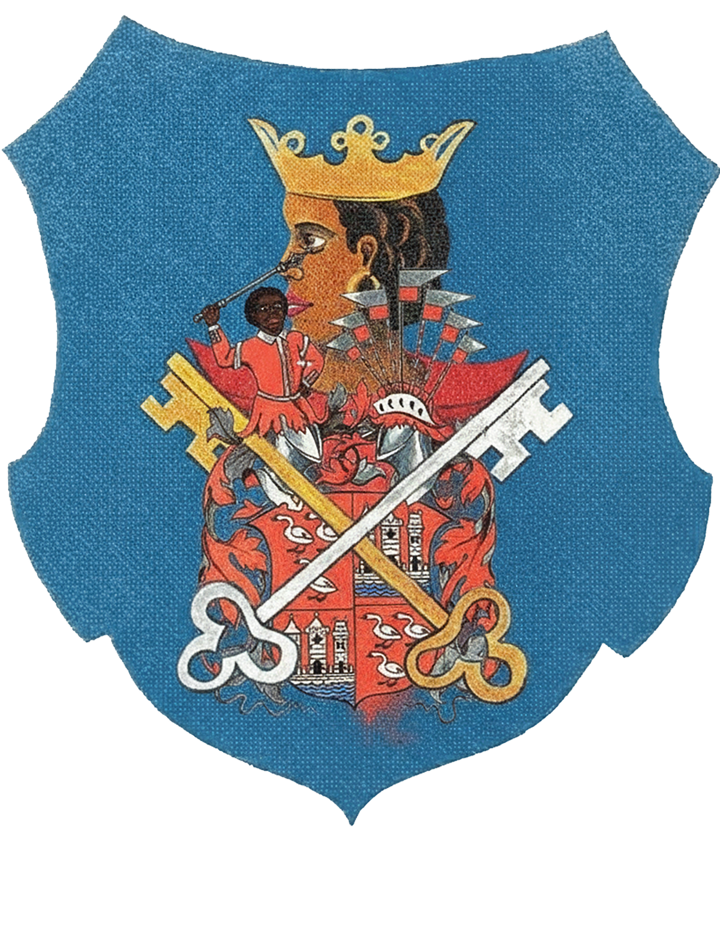 Mor Luv Yuropa Family Crest Trucker Cap