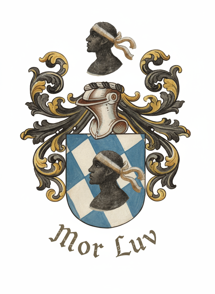 Mor Luv Yuropa Family Crest Trucker Cap