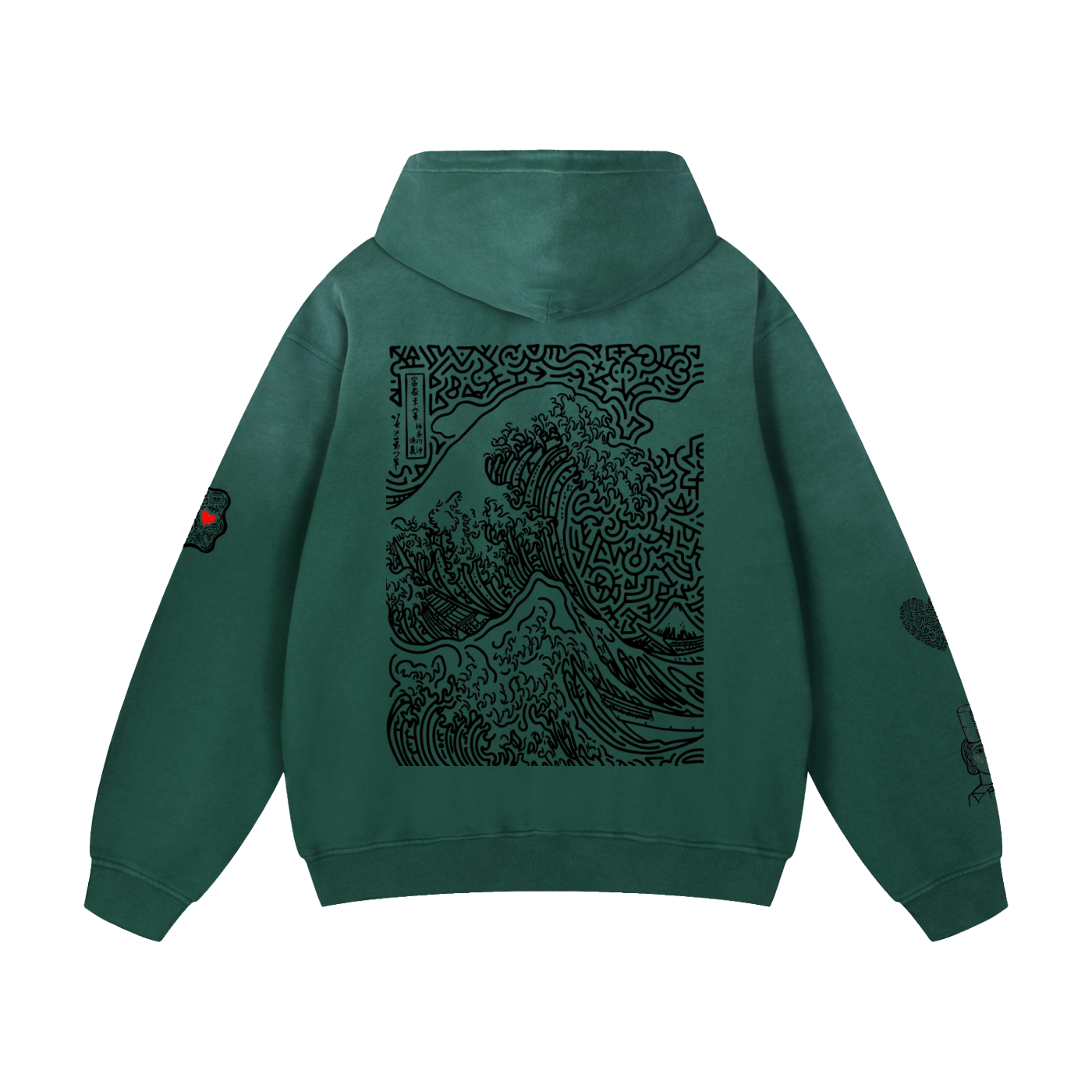 SQUIG Heavyweight Sunfade Oversized Hoodie