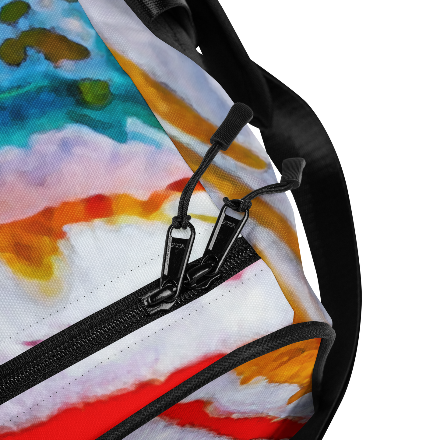 Shibori Watercolor Thumbprint Duffle bag