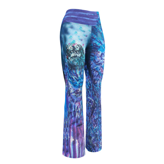 Magical Wonderland High Waist Flare leggings