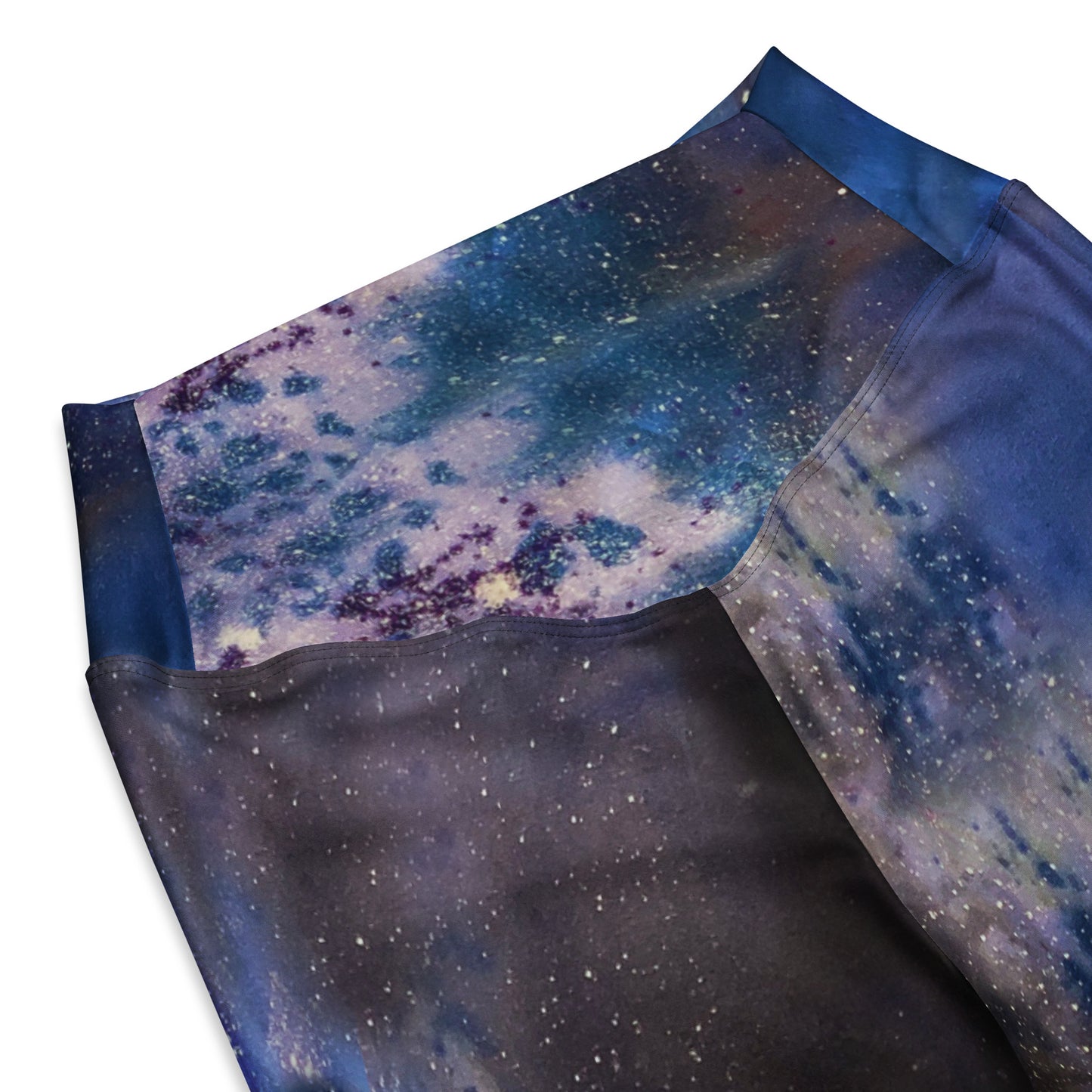 Purple Kaleidoscope Remix Flare leggings