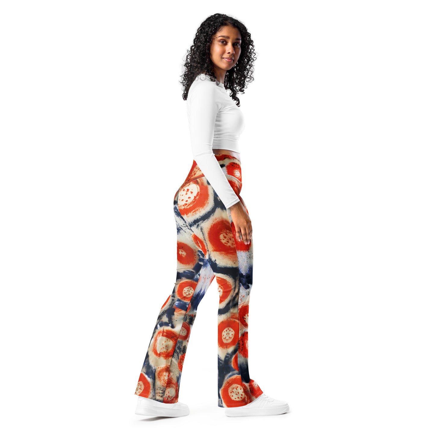 Phish Donut High Waist Flare leggings